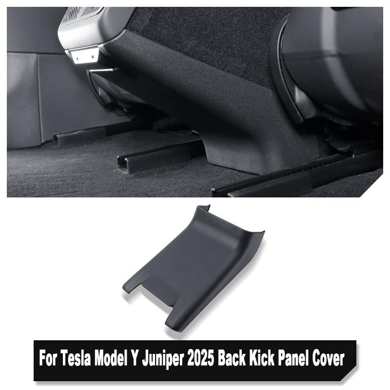 For Tesla Model Y Juniper 2025 Back Kick Panel Cover TPE Rear Seat Child Anti-Kick Board Anti Dirty Kickproof Mats Accessories
