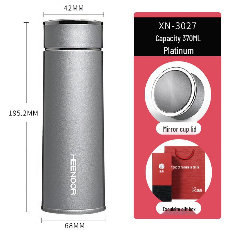 Heenoor Portable Stainless Steel Insulated Mug