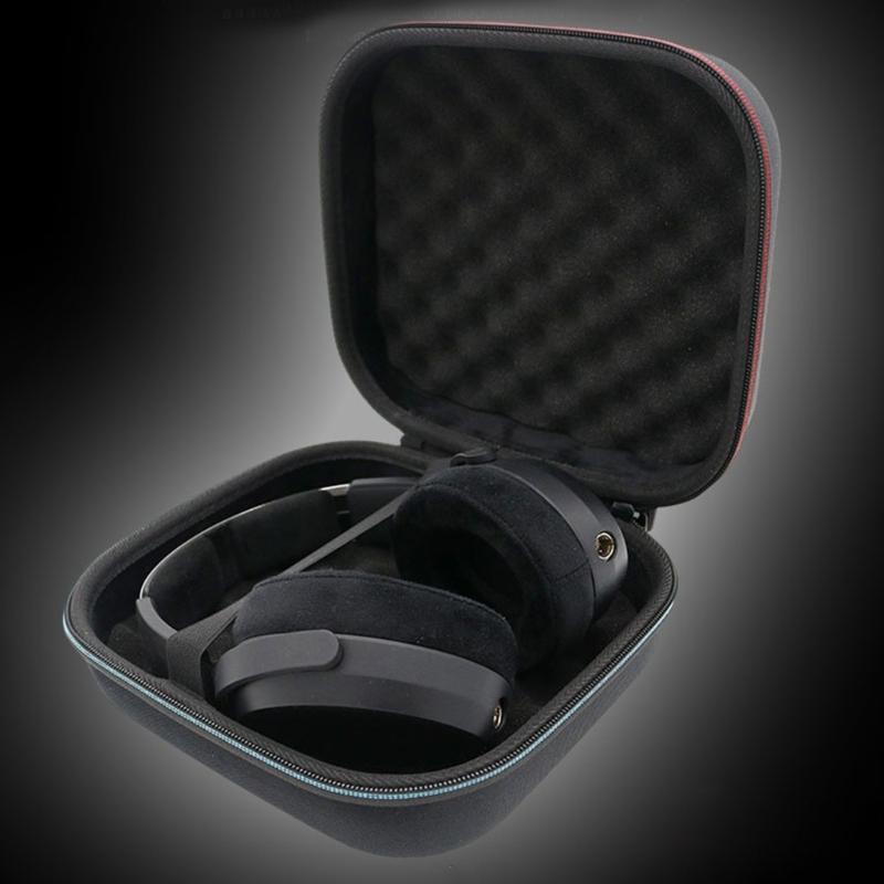 Durability Protective Case For HD490PRO On Ear Headphones Shell Cover Compactly Design With Handle EVA Foam Storage Bag