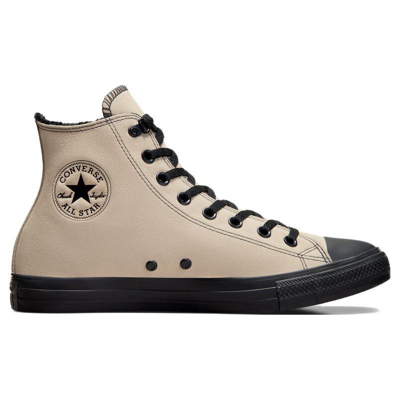 Converse Chuck Taylor All Star Comfortable and Versatile Abrasion Absorbing High Top Espadrilles Unisex Beige