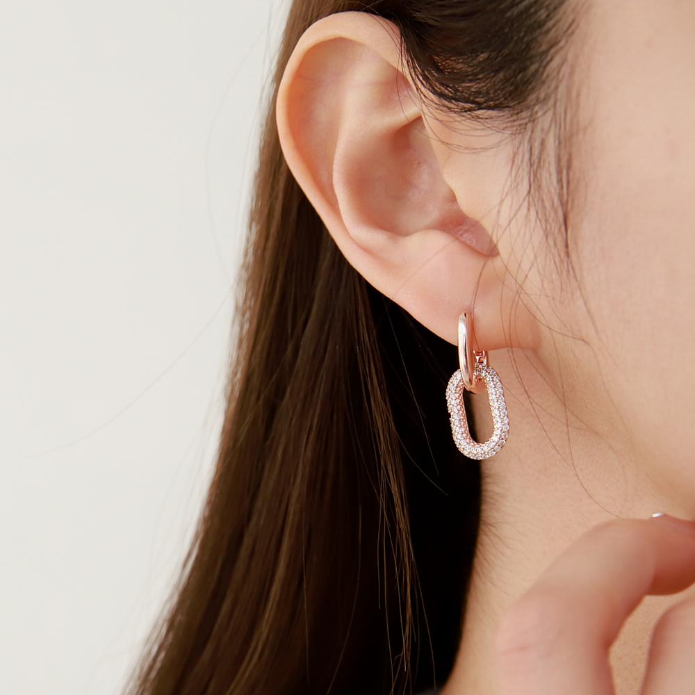 Monograph Natalie Earrings Mger338 14K Gold Plated