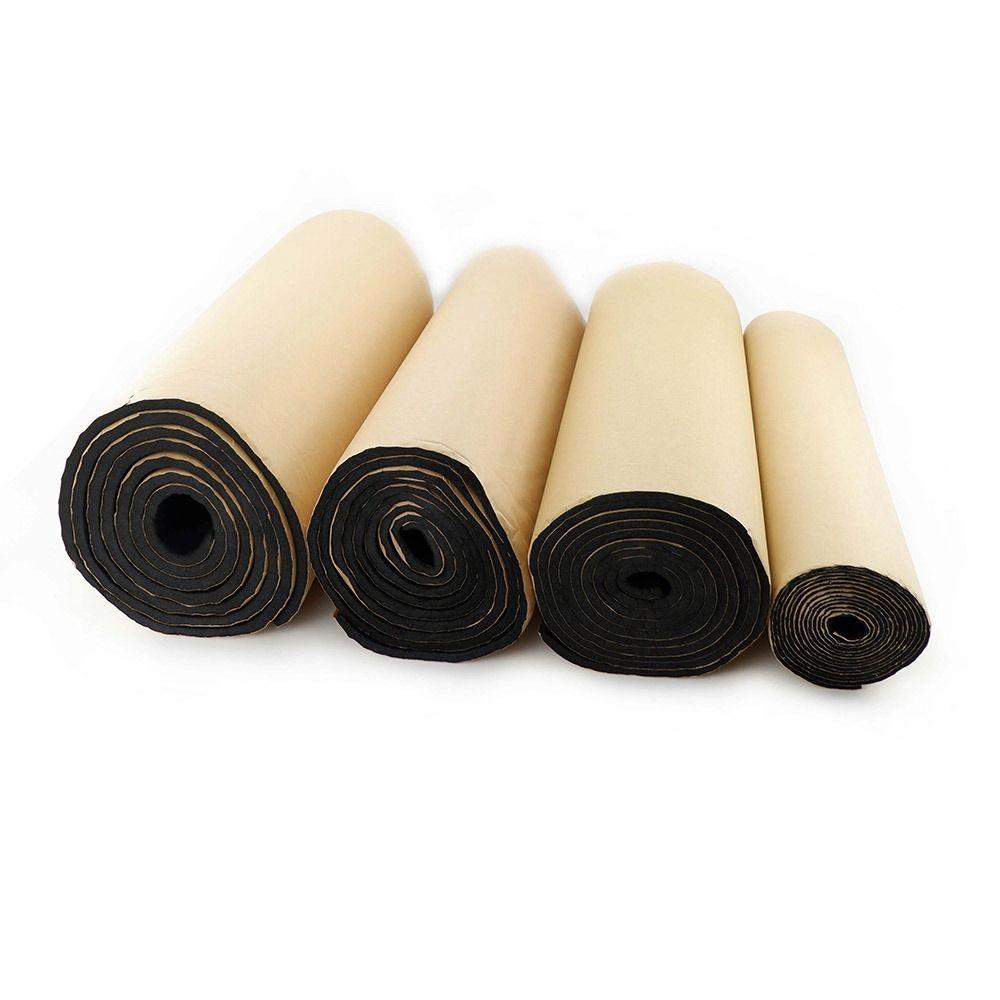 1Roll Self Adhesive Sound Deadening Foam Mat 100x50cm Car Hood Sound Proof Pad  for Truck SUVs Car