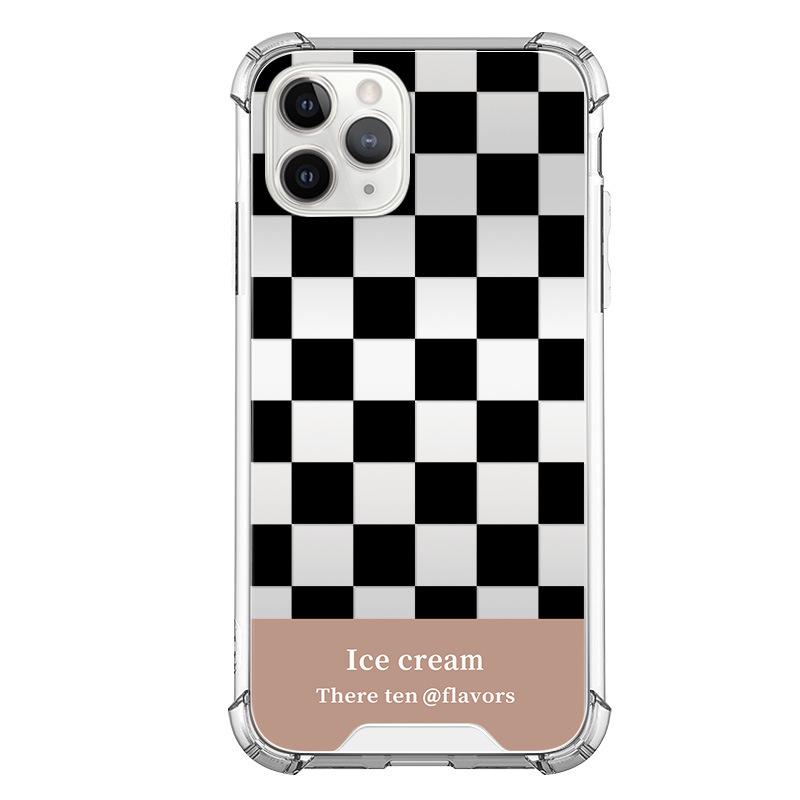 

Чехол Zhitai Black Chessboard Mirror для iPhone 14 Pro Max и Honor 90 Xiaomi 14 Pro