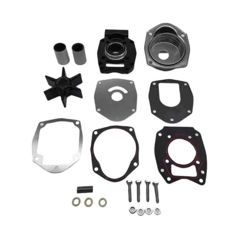 For Mercury Mariner Outboard Water Pump Impeller Repair Replacement Kit 46-8M0113799 For 60 To 125HP Replace 46-43024A7 Black Silver