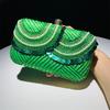 Handmade Sequined Bag Internet Celebrity Fashion Clutch Bag Beaded Dinner Bag Silver Designer Bag Ladies' Diamond Wedding Bag