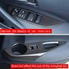 Car Glossy Black Window Glass Lift Button Switch Cover Trim Door Armrest Panel for Toyota Corolla Cross 2025 2025 RHD