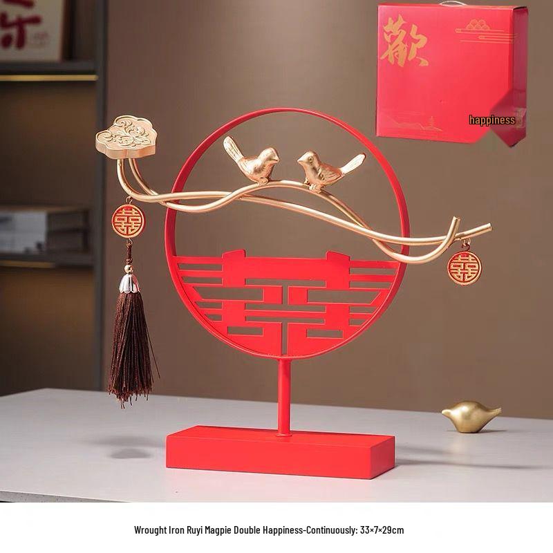 Double Happiness Honeymoon & Wedding Decor for Living Room or Bedroom