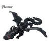 Handheld Fidget Tool 3D Printed Dragon with Wings, Flexible Articulated Winged Toys, Fine Carving Statue Desktop Animals Toy for Stress Relief,