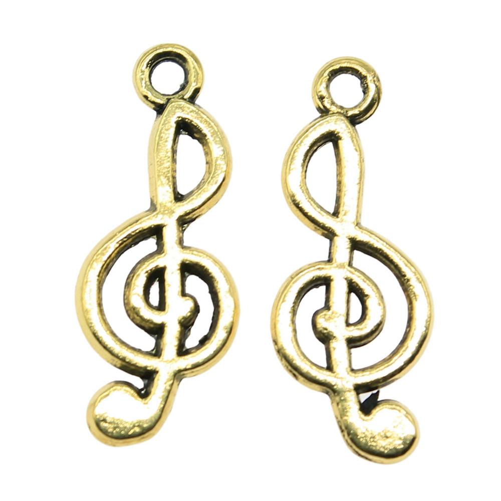 Jewelry Crafts Music Note Charms Alloy Pendants For Concert Collector