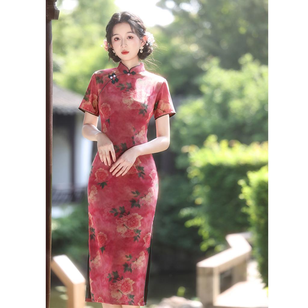 New Chinese Cheongsam 1011 New Women's Summer Improved Young Temperament Dress Can Be Worn Every Day