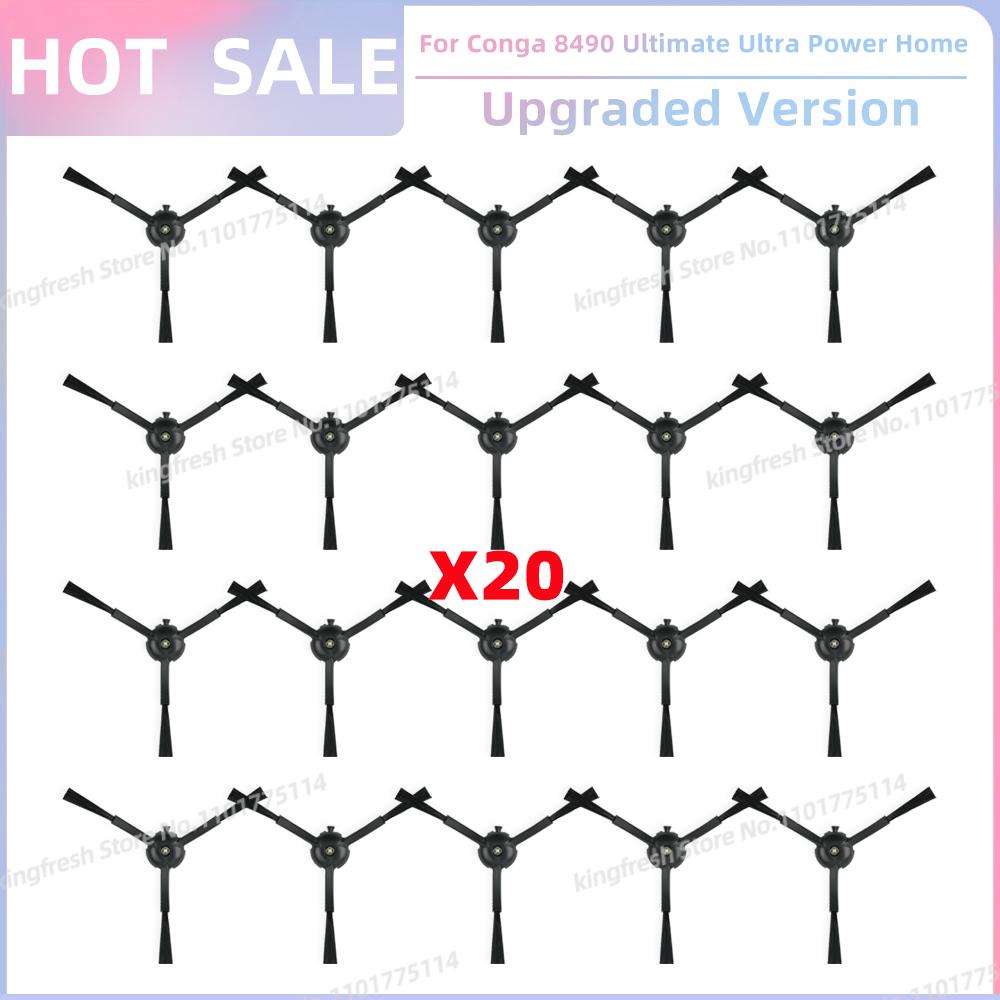 Passt für ( Cecotec Conga 8490 Ultimate Ultra Power Home ) Staubsaugerteile Hauptbürste Seitenbürste Hepa-Filter Mopptuch Staubbeutel