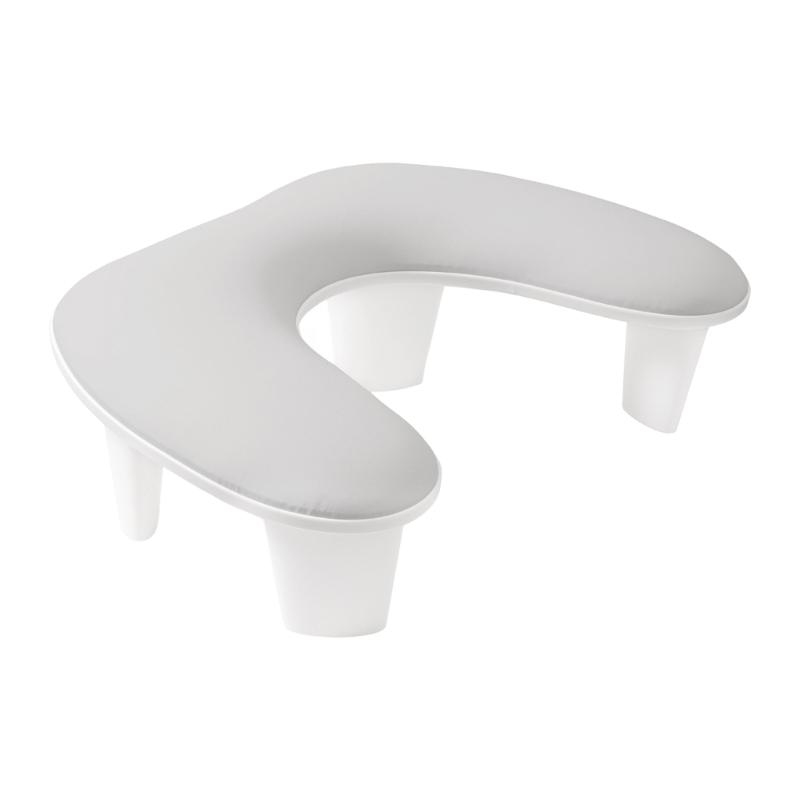 

Portable ABS Nail Hand Pillow Removable Cushion Slanted Design Easy to Clean Ideal For Salon Or Home Manicure Use