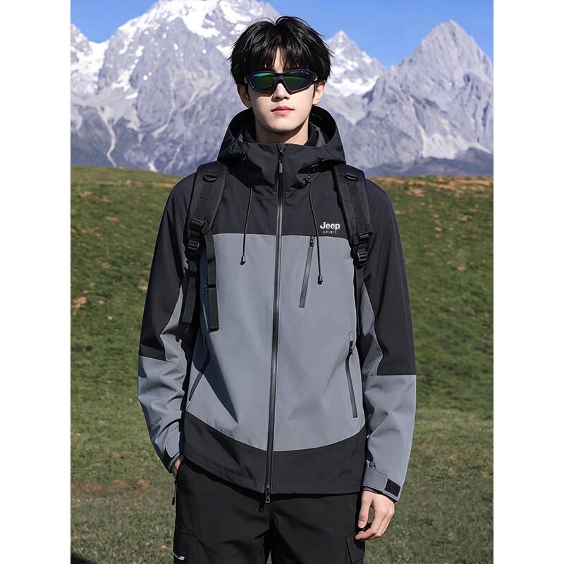 JEEP SPIRIT Outdoor Windproof Technical Jacket
