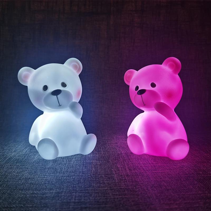 Valentine's Day Confession Small Cartoon Cute Bear Children Bedroom Night Light Child Girl Birthday Gifts Home Decoration