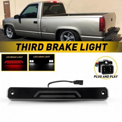 For 1988-1998 K1500/Silverado Chevy Smoked LED Tail Cargo Third 3rd Brake Lamp