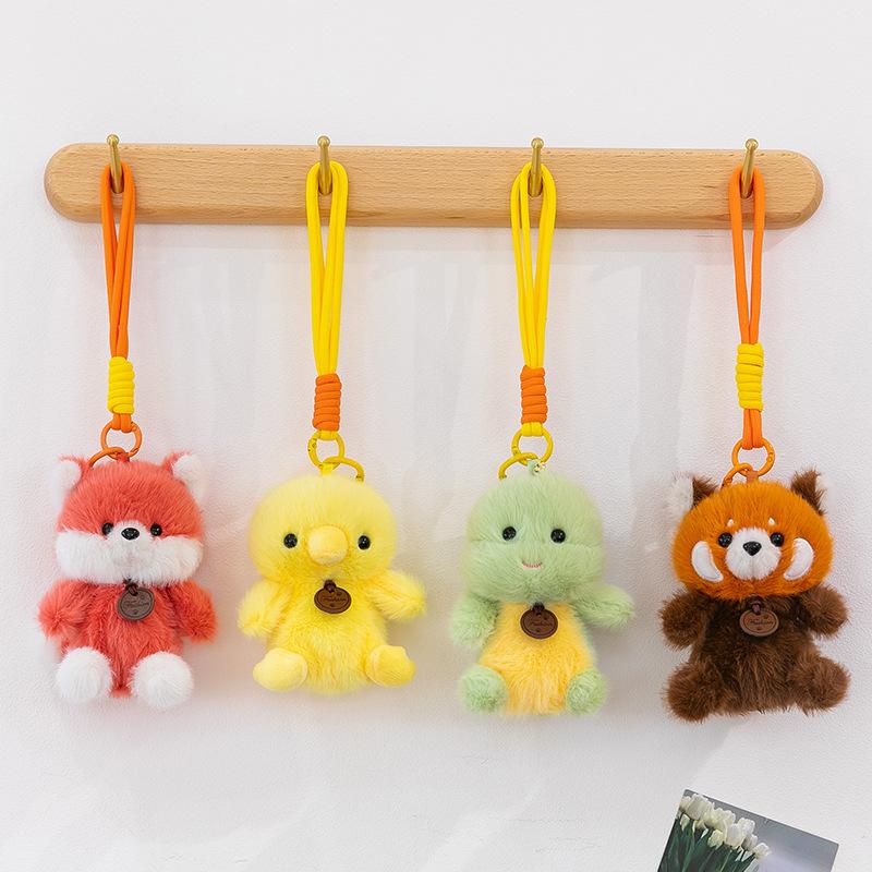 Xiangdudun Paradise Pendant Cute Panda Capybara Doll Doll Bag Key Plush Pendant Gift
