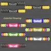 24-inch Devil Eye LED Car Truck Tailgate Lights Red Sequential Rotating LED Light RGB Flashing LED Truck Light Bar