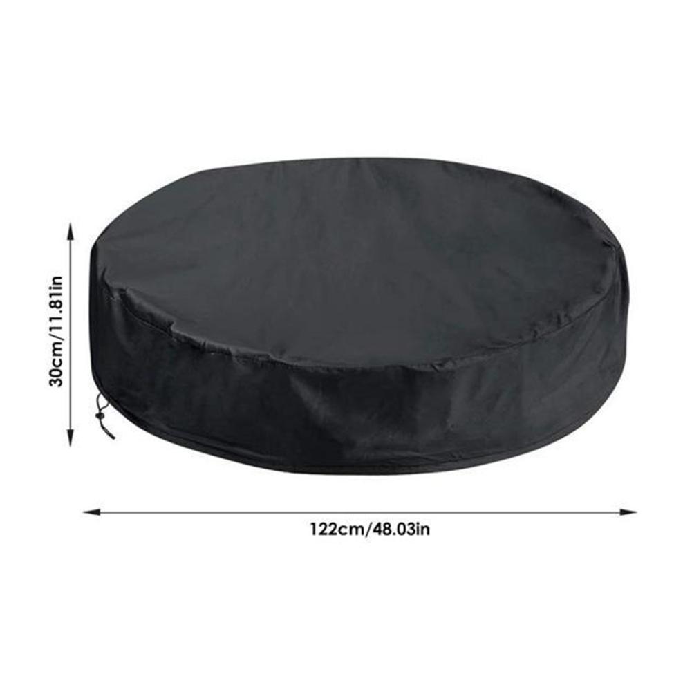 Portable Dog Pool Cover Round Easy Set Pool Cover Foldable Pet Bath Pool Cover Above Ground Bathing Tub Kiddie Pool Cover