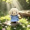 Cute Buddhist Monk Plush Keychain Cartoon Little Monk Stuffed Animal Pendant Zen Figure Key