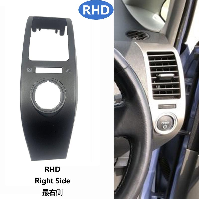 Ruili357 RHD Für Prius 2004-2009 Armaturenbrett Lüftungsdüsen Zierrahmen Für Prius 2004-2009 Klimaanlage Auslassblende Abdeckung Chrom