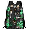 Zaini per Bambini Anime Detective Conan Borsa a Spalla Astuccio Alunno Grande Capacità Zaini Scolastici per Ragazzi Ragazze Miglior Regalo