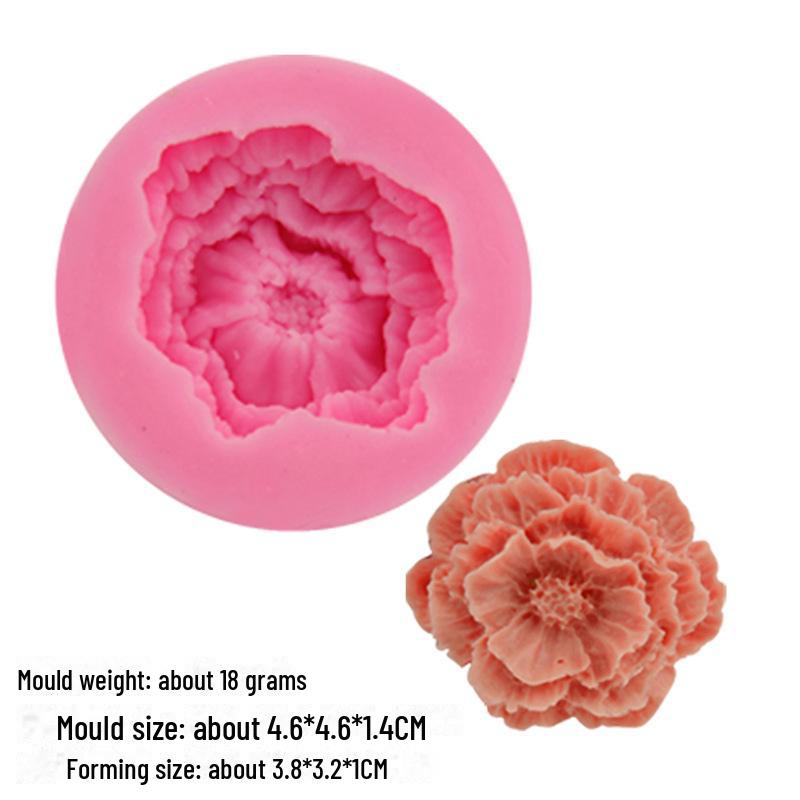 Rose Fondant Silicone Mold for DIY Cake Baking