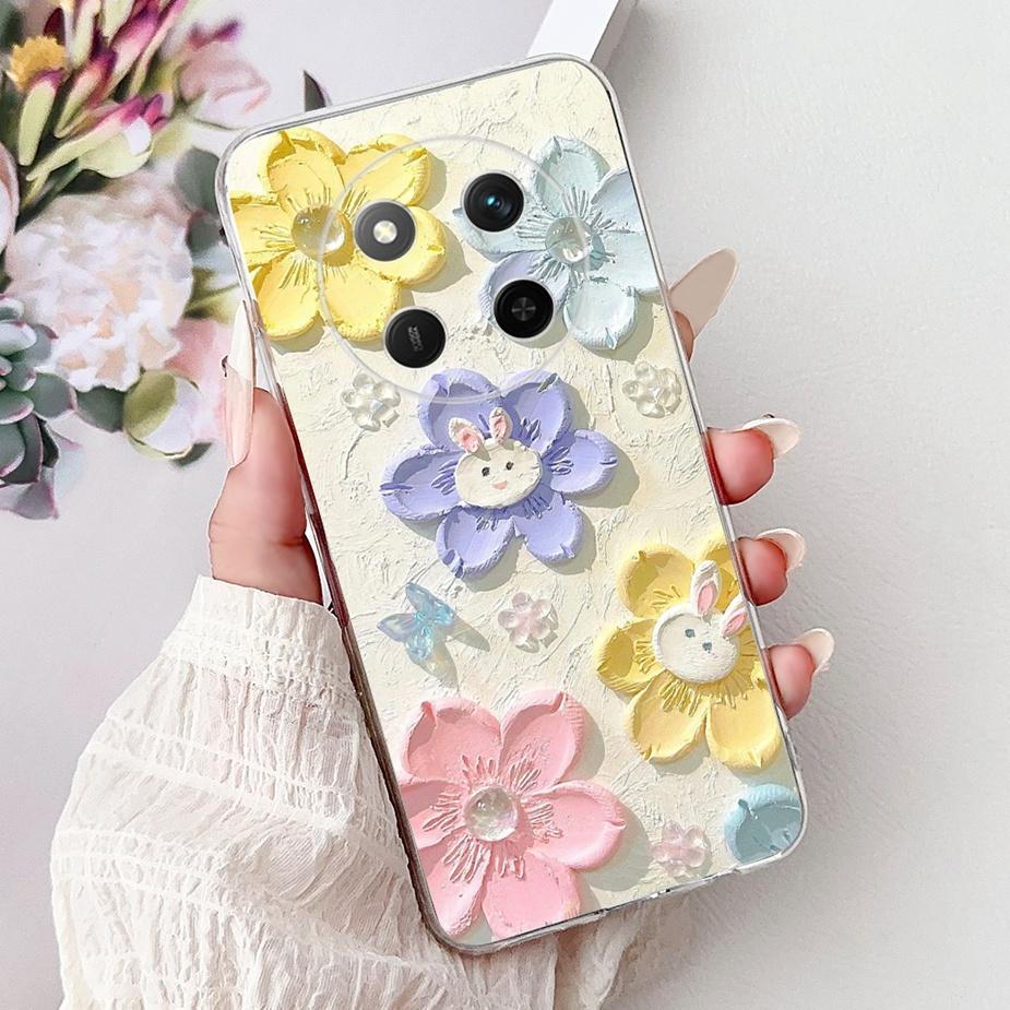 For Honor Magic 7 Lite Case BRP-NX1 2025 New Luxury Painted Cover Clear Silicone Soft Slim Phone Case For Honor Magic7 Lite Bags