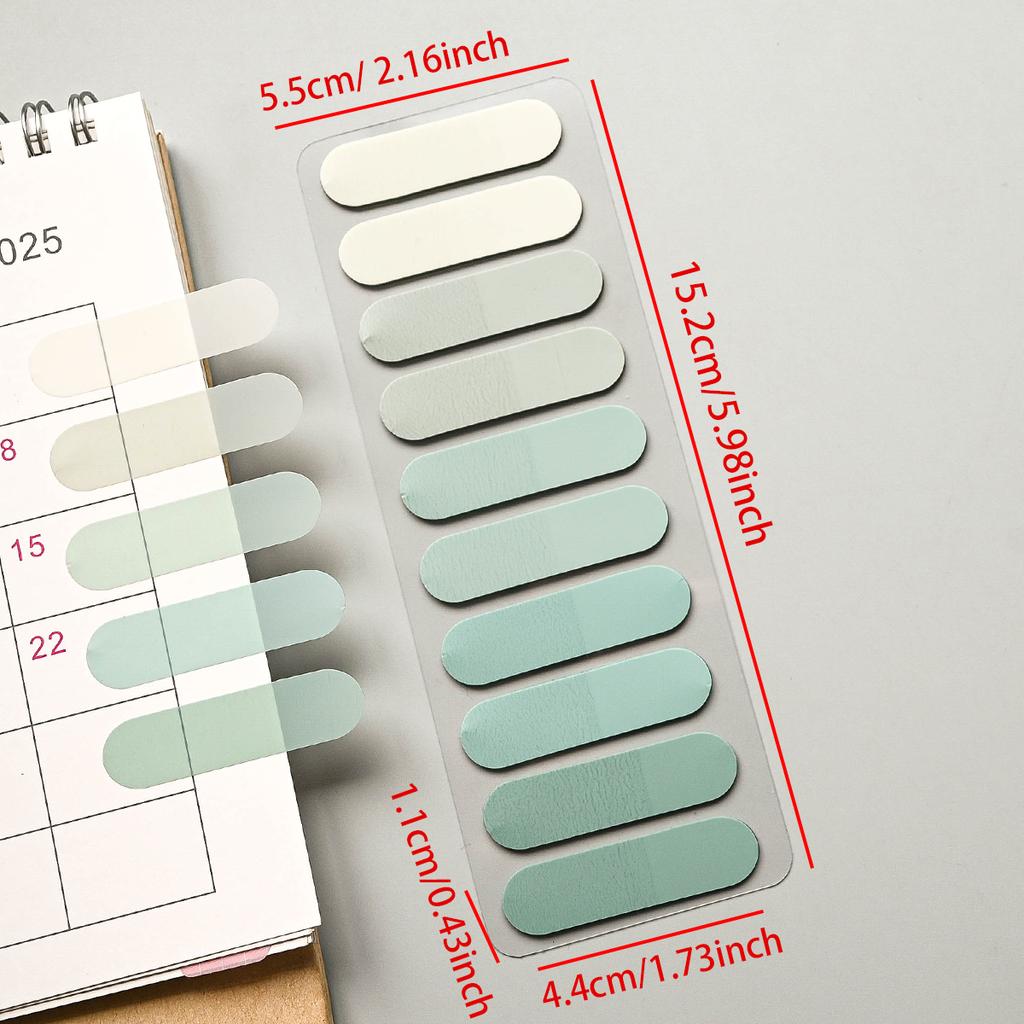 200-2400Sheets Transparent Index Creative Memo Pads Office School Stationery Self-Adhesive Stickers Posted It Sticky Note Pads