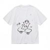 Women's Breathable  Classic T-Shirt Playful Sea Stars with Headphones Design Tee