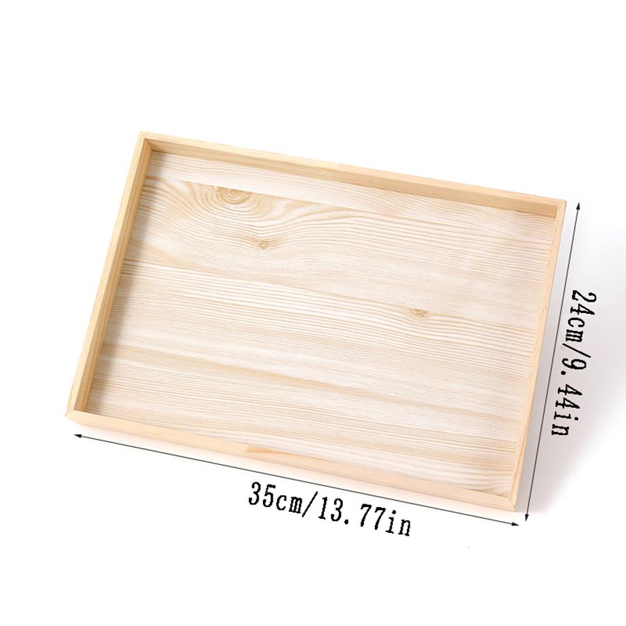 

1 шт., поднос для украшений из цельного дерева, решетчатый поднос для хранения украшений, бусины, браслеты, струны, поднос для демонстрации украшений