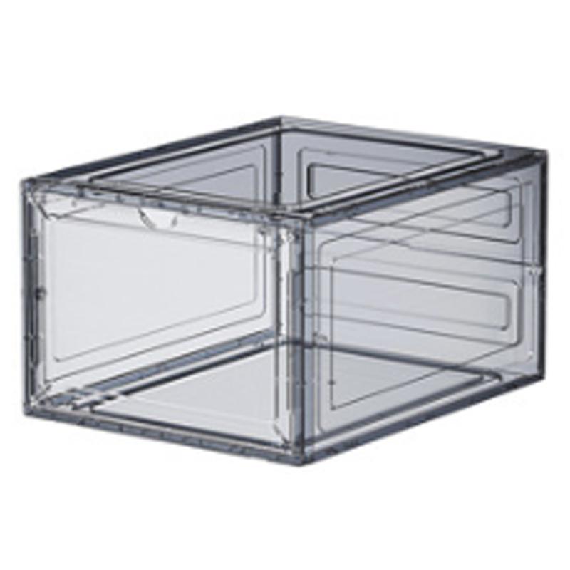 

Складная коробка для обуви с крышкой, влагонепроницаемый и пыленепроницаемый шкаф для обуви, штабелируемые коробки для хранения обуви, многоцелевые домашние органайзеры