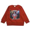 Er8909azz Fall/Winter Ultraman Omega Fleece-Lined Long Sleeve Sweatshirt for Boys, Red