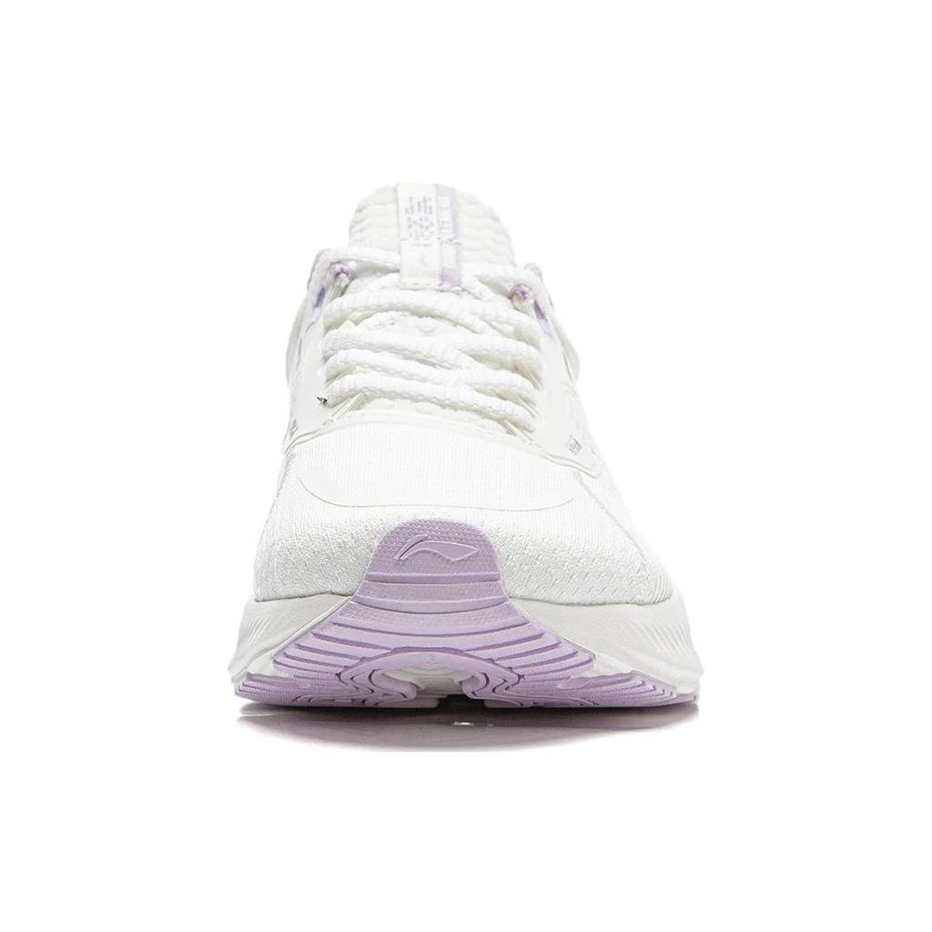 New LiNing YueYing Element Slip Resistant Low Top Running Shoes Women's White Purple ARHT060-1