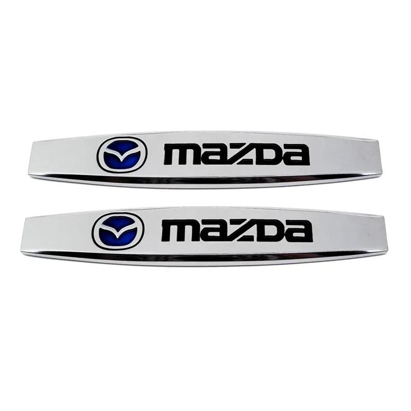 

2025 Hot For Mazda Logo Speed Germany 2 3 5 6 Protege CX3 CX5 CX-7 MX-5 CX-9 Axela Atenza 323 Metal Side Decal Stickers Car Acce