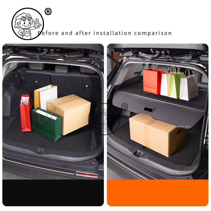 For Toyota RAV4 XA60 2026 Car Cargo Cover Trunk Retractable Parcel Rack Waterproof Shield Privacy Cargo Cover Auto Accessorie