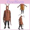 Costume d'Halloween Hilare pour Adulte et Enfant Costume Cosplay Fantaisie de Cafard