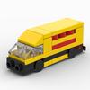 Stavebnice Sanitka Expresní Transportér Nákladní Auto Školní Autobus Plošinový Přívěs Sestavený Model Kompatibilní