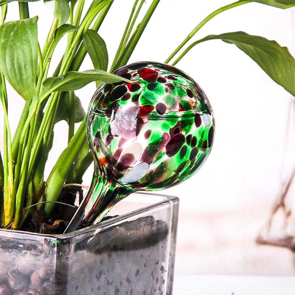 6pcs Automatic Plant Watering Globes Multicolor Glass Self Watering Bulbs for Indoor Outdoor Plants