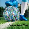 Custom Text Size 5 Soccer Ball, Standard Match Football For OutdoorGenshin Impact