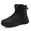 Men's Wear-Resistant Tactical Hiking Boots - Lace-Up, Outdoor Casual, Large Sizes Available