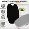 1Pcs Black Grey Silicone Exfoliating Brush Soft Body Cleansing Scrubber Massage Bath Brush  Shower