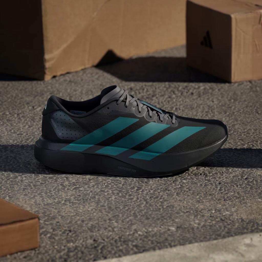 JS4488 Adidas Adizero Evo SL Core Black Pure Teal Grey Four (Men's)