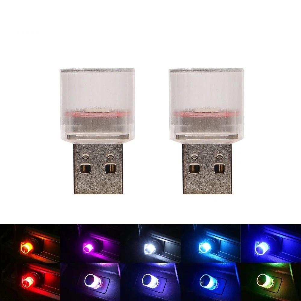 Gradient Lighting USB LED Ambient Light Multi-Color Modes Color Changing Night Light Short Trips