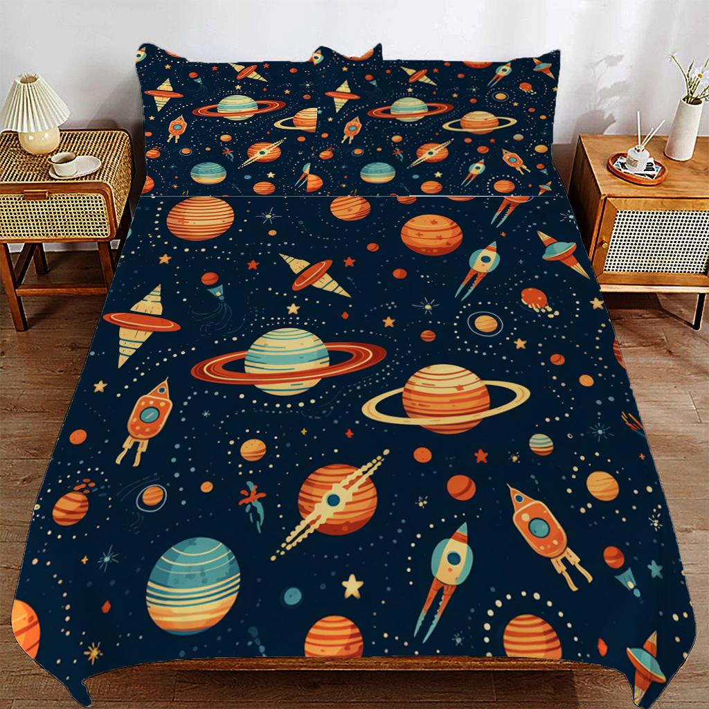 

Cosmic Star Printing Bed Three-Piece Set, Bedding, Digital Printing Bedding 135*200