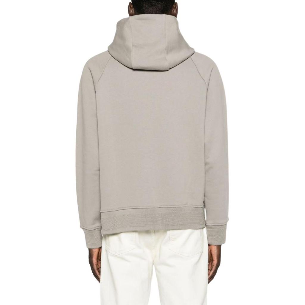 Emporio Armani logo-embroidered cotton hoodie 6R1ME9-1JWPZ-06F6