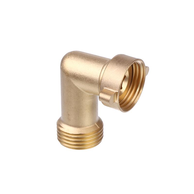 90-Degree Hose Elbow With Easy Grip Connector | Perfect For RV Water Hookups And Residential Outdoor Faucets