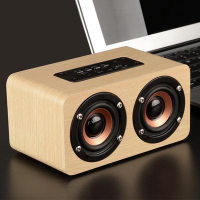 Creative Wood Bluetooth Speaker - Perfect for Home, Office, or Outdoor Use