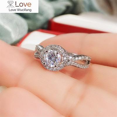 Aesthetic Female Wedding Ceremony Rings Women Elegant Temperament Female Engagement Bands Delicate Design Jewelry Gift