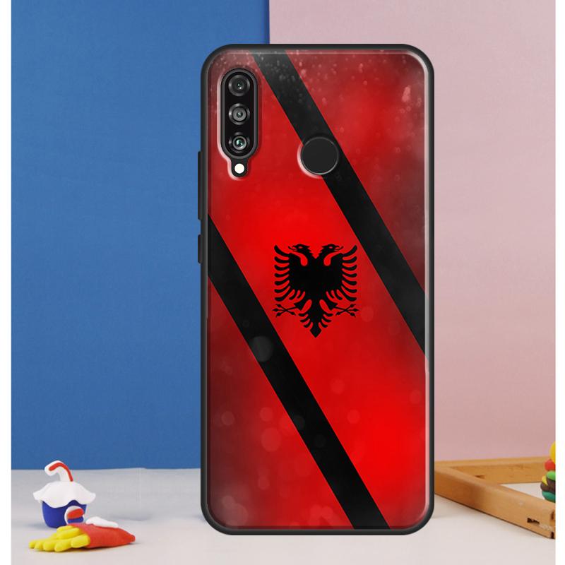 Albania Albanians Flag Case For Huawei Nova 12s 7i 8i 11i 12i 9 10 SE Y73 Y90 Y70 Y72 Y61 Y91 P30 P40 Lite P60 Pro