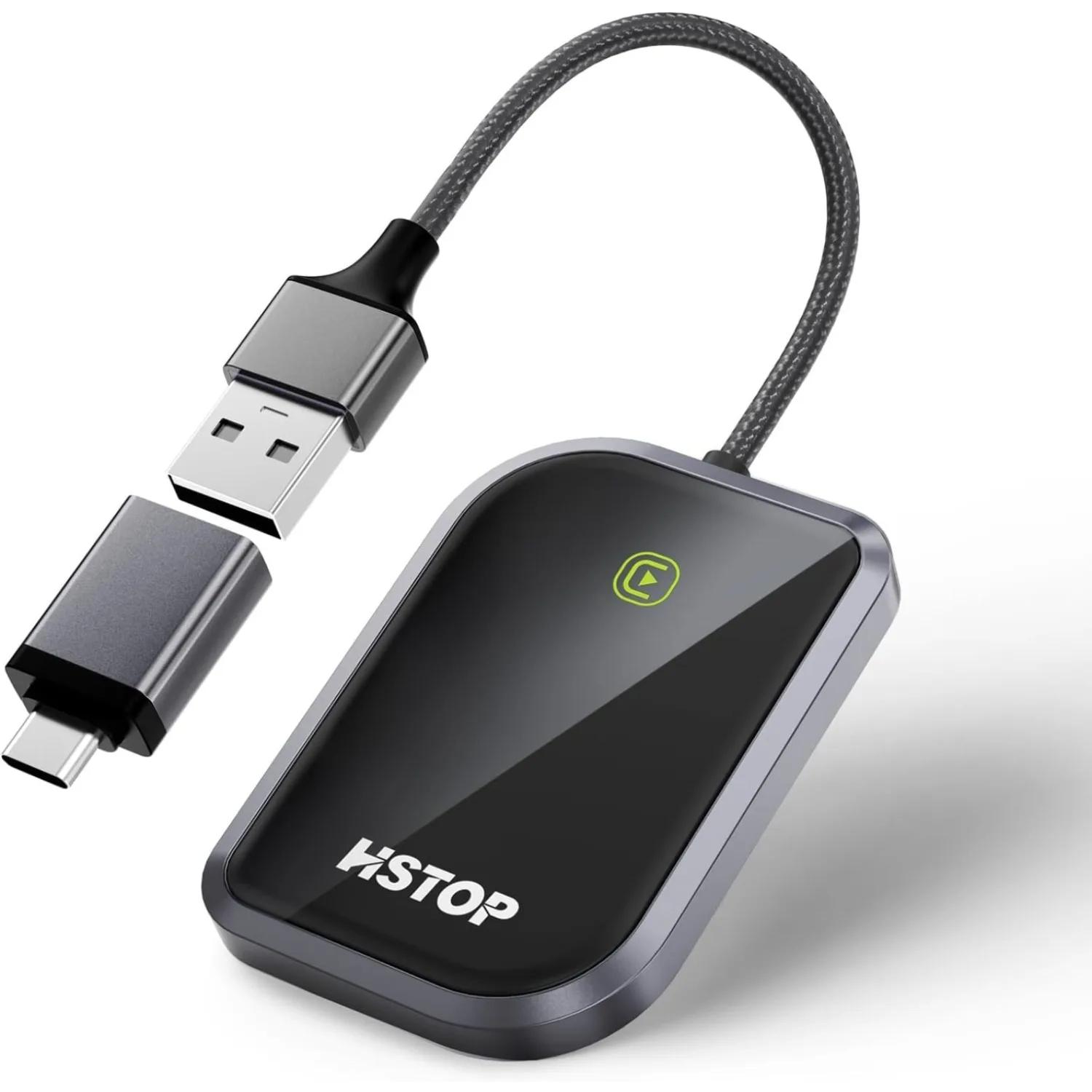 

Беспроводной адаптер Carplay. Новейший беспроводной адаптер Car Play для Apple IOS10+ 2025 года, совместимый с автомобилями, оснащенными проводным Carplay.